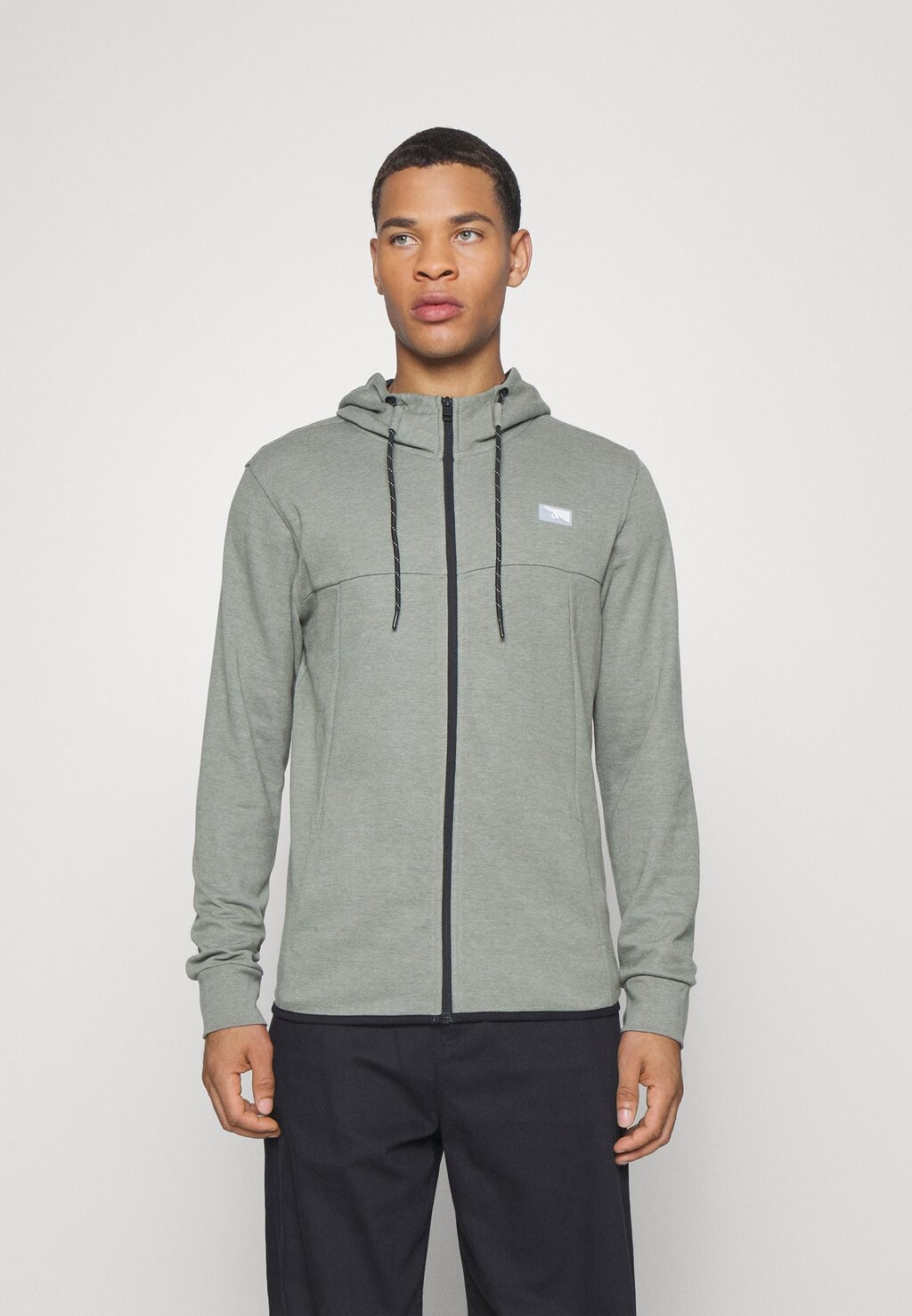 

Толстовка на молнии JCOAIR ZIP HOOD Jack & Jones, меланж пустынного шалфея
