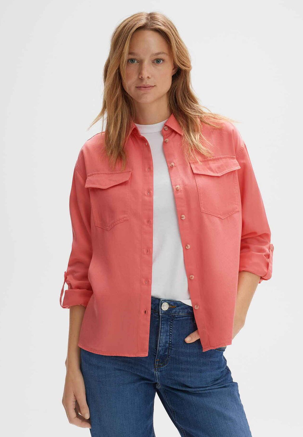 Блуза-рубашка FAPPEL Opus, цвет watermelon