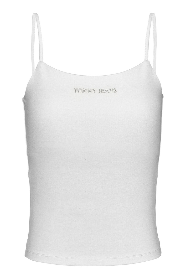 

Топ с логотипом на груди Tommy Jeans, белый