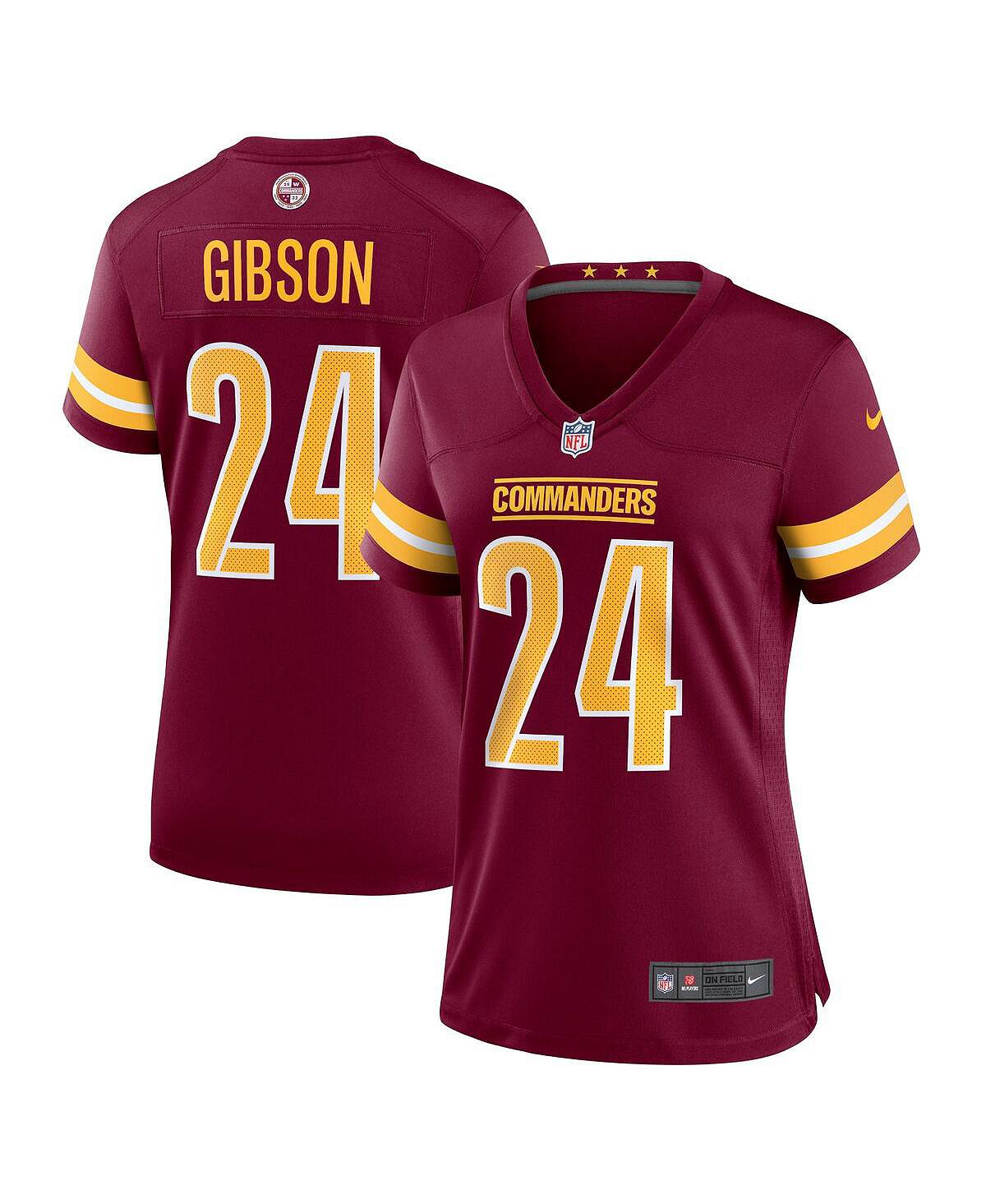 

Женская игровая майка Antonio Gibson Burgundy Washington Commanders Nike