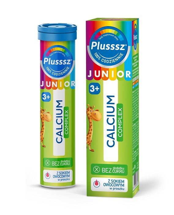 

Растворимая известь Plusssz Junior Calcium Complex Tabletki, 20 шт