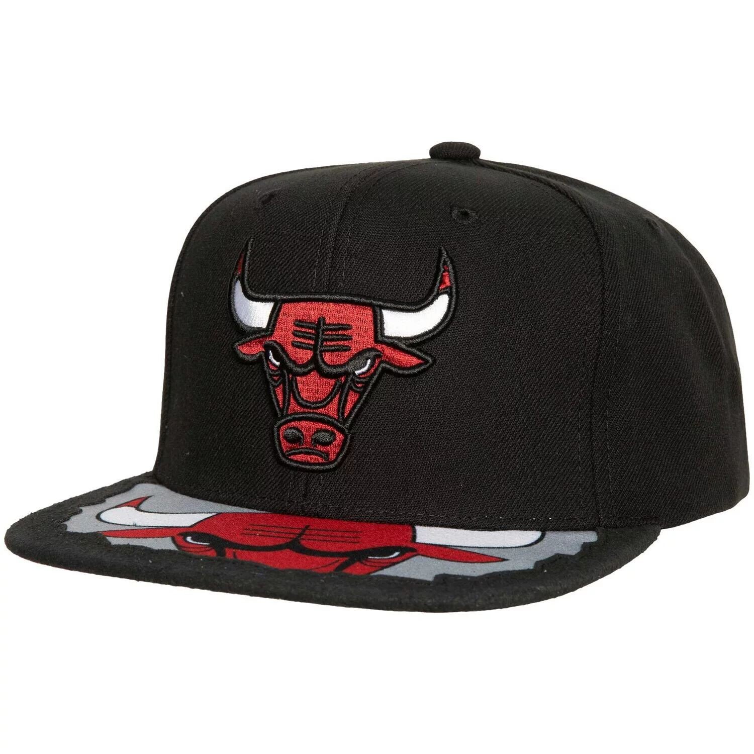 

Мужская черная кепка Mitchell & Ness Chicago Bulls Munch Time Snapback