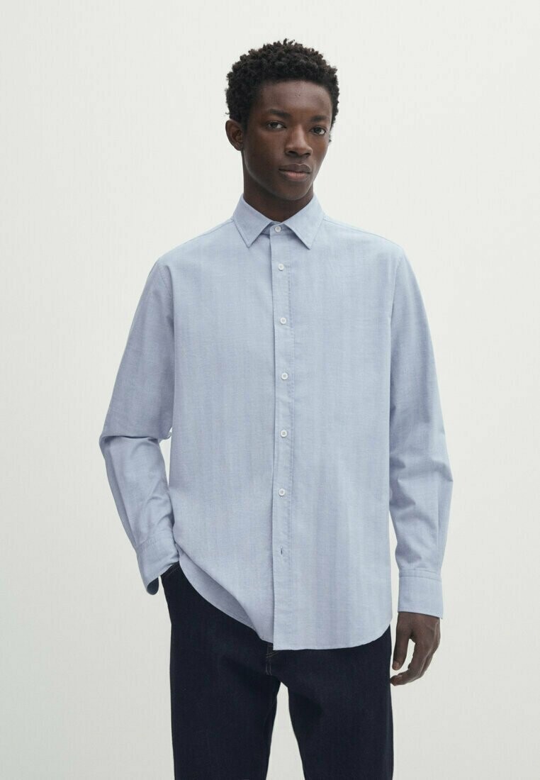 

Рубашка Massimo Dutti, светло-голубая