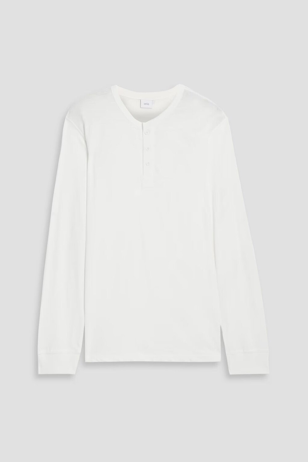 

Футболка Henley из хлопкового джерси Slub Onia, белый