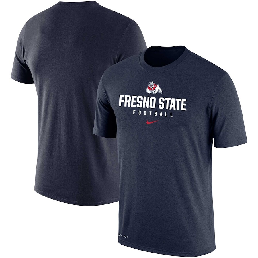

Футболка с коротким рукавом Nike Fresno State Bulldogs, нави