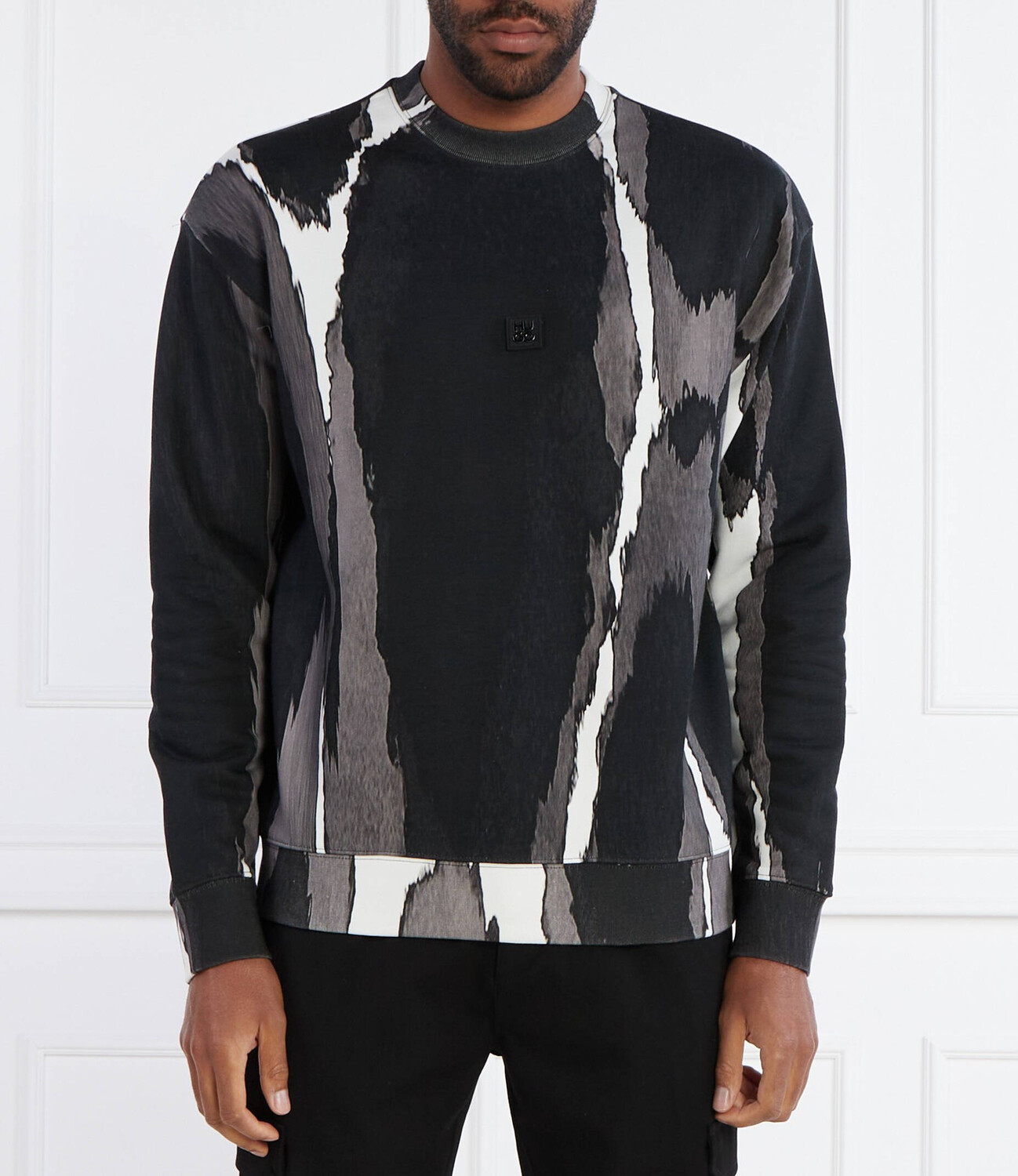 

Толстовка HUGO Davum Loose fit, черный