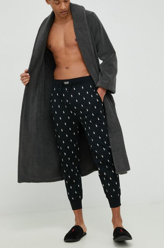 цена Шерстяные ночные брюки Polo Ralph Lauren, черный