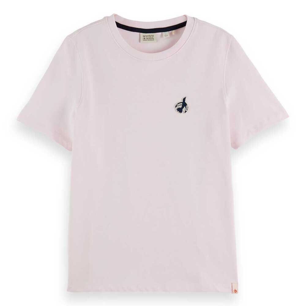 

Футболка Scotch & Soda The Free Spirit Peace Bird Regular Fit, розовый