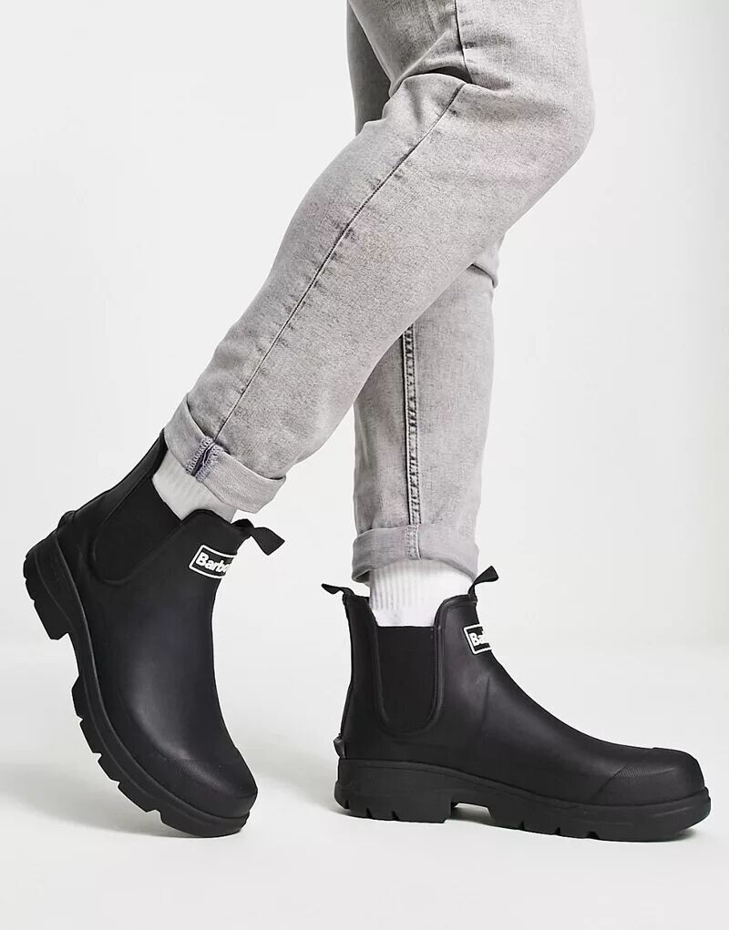 

Черные резиновые сапоги в стиле Chelsea Nimbus Barbour Nimbus