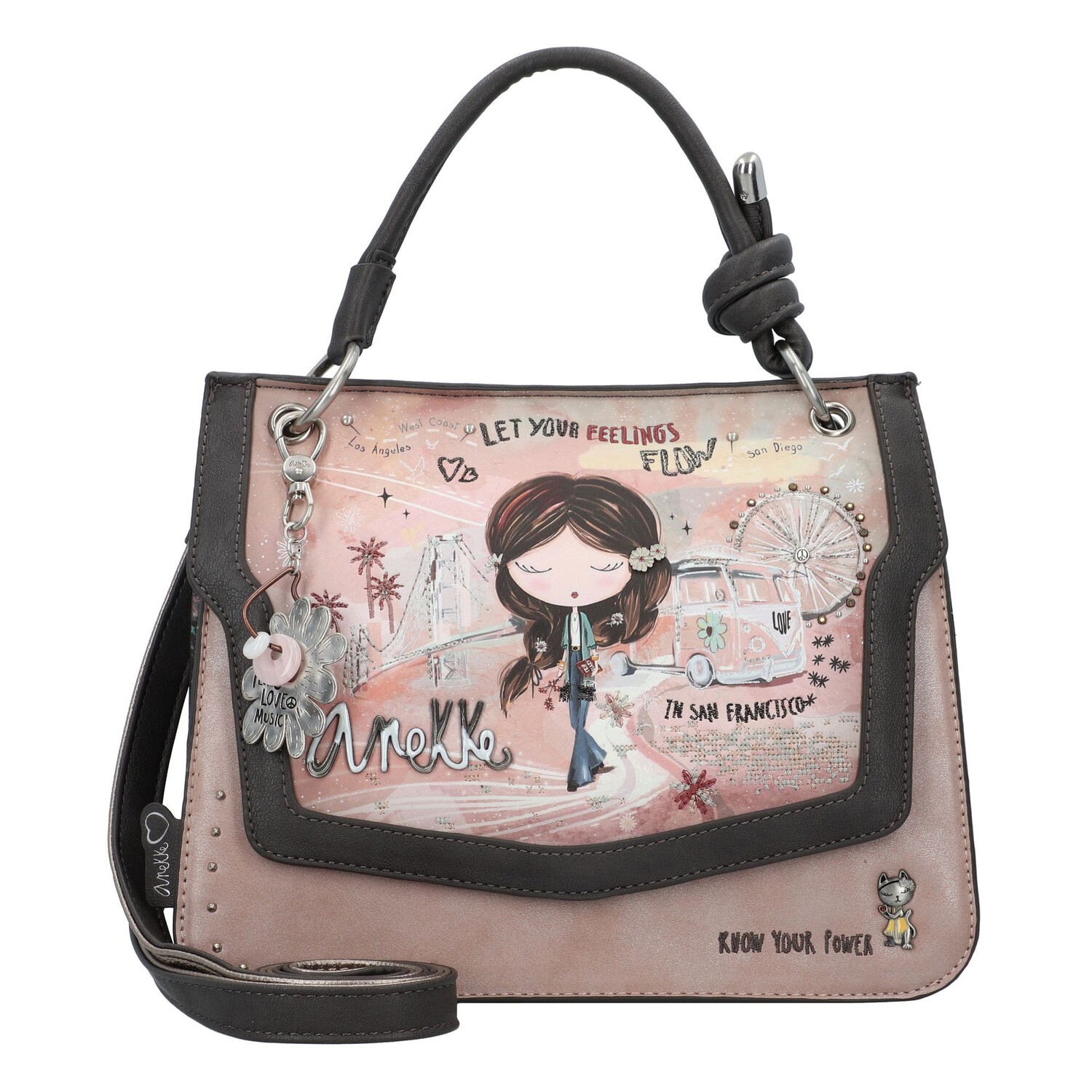 

Сумка Anekke Peace & Love Handtasche 21 cm, разноцветный