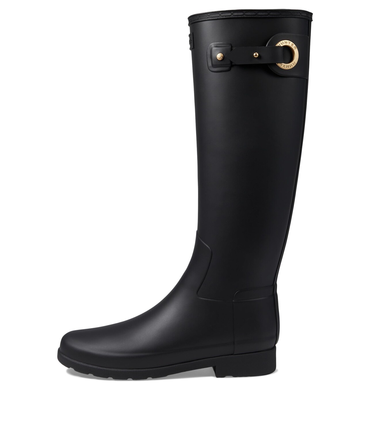 

Ботинки Hunter Refined Tall Eyelet Buckle Boot, черный