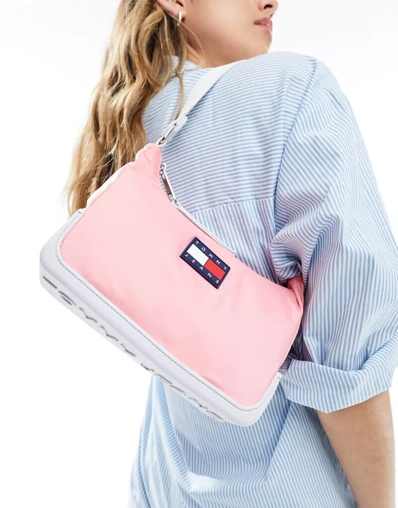 

Розовая сумка через плечо Tommy Jeans