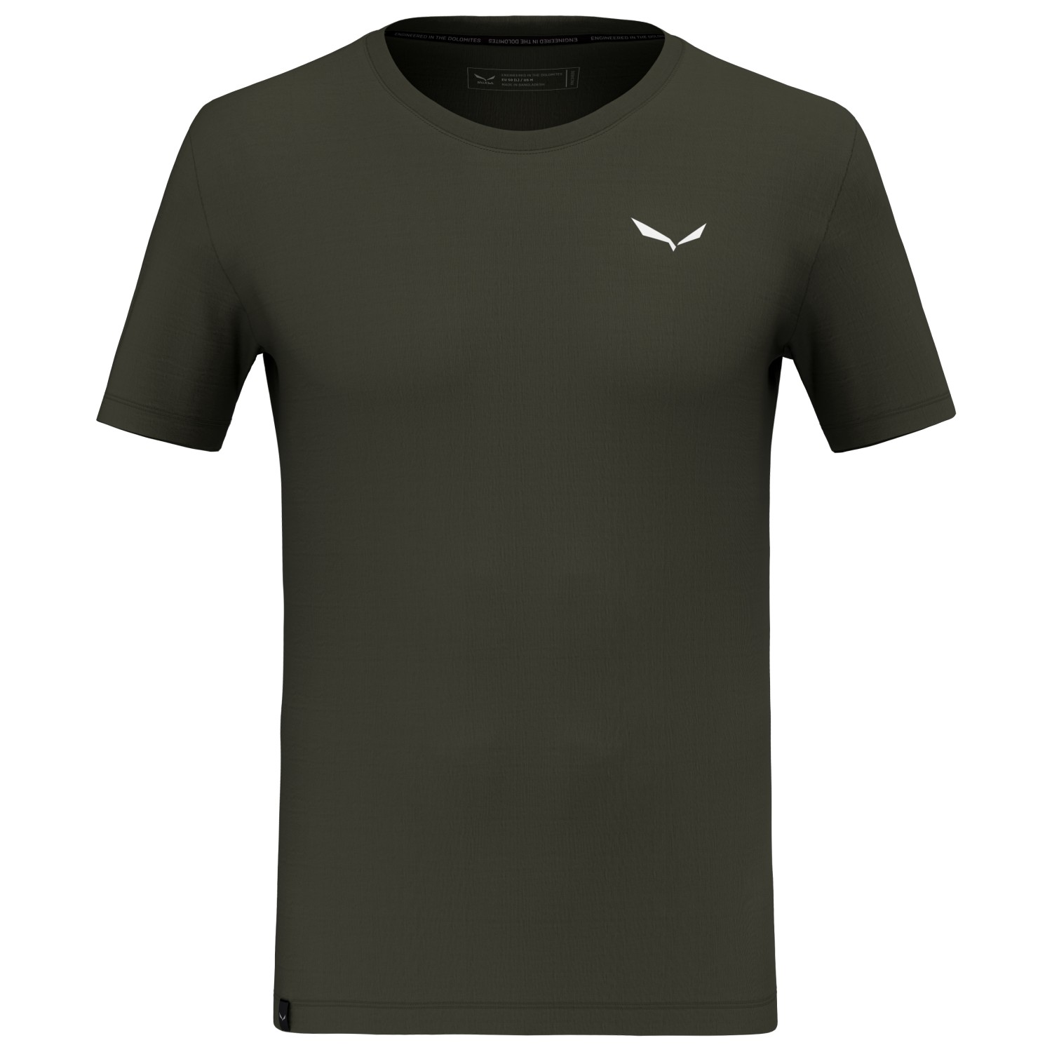 Функциональная рубашка Salewa Eagle Sheep Camp Dry T Shirt, цвет Dark Olive