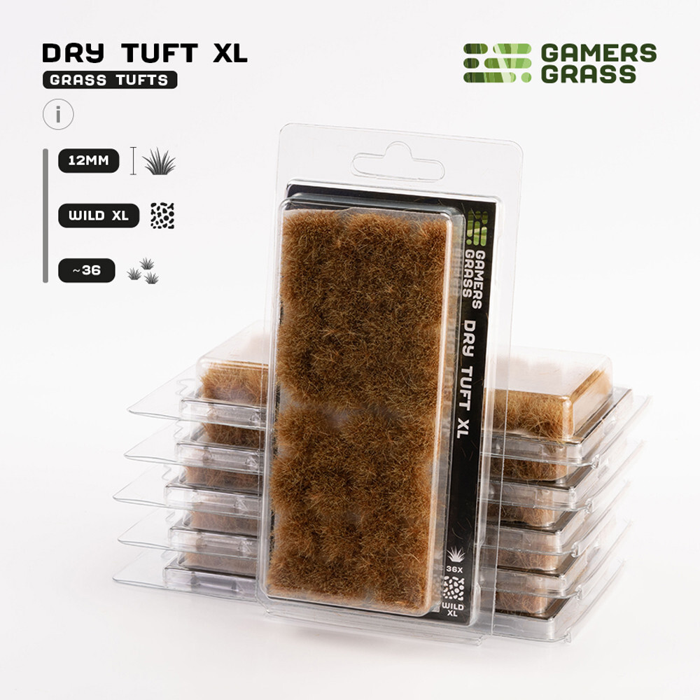 

Аксессуары Gamers Grass Gamers Grass Tufts: Dry Tuft - Wild XL 12mm