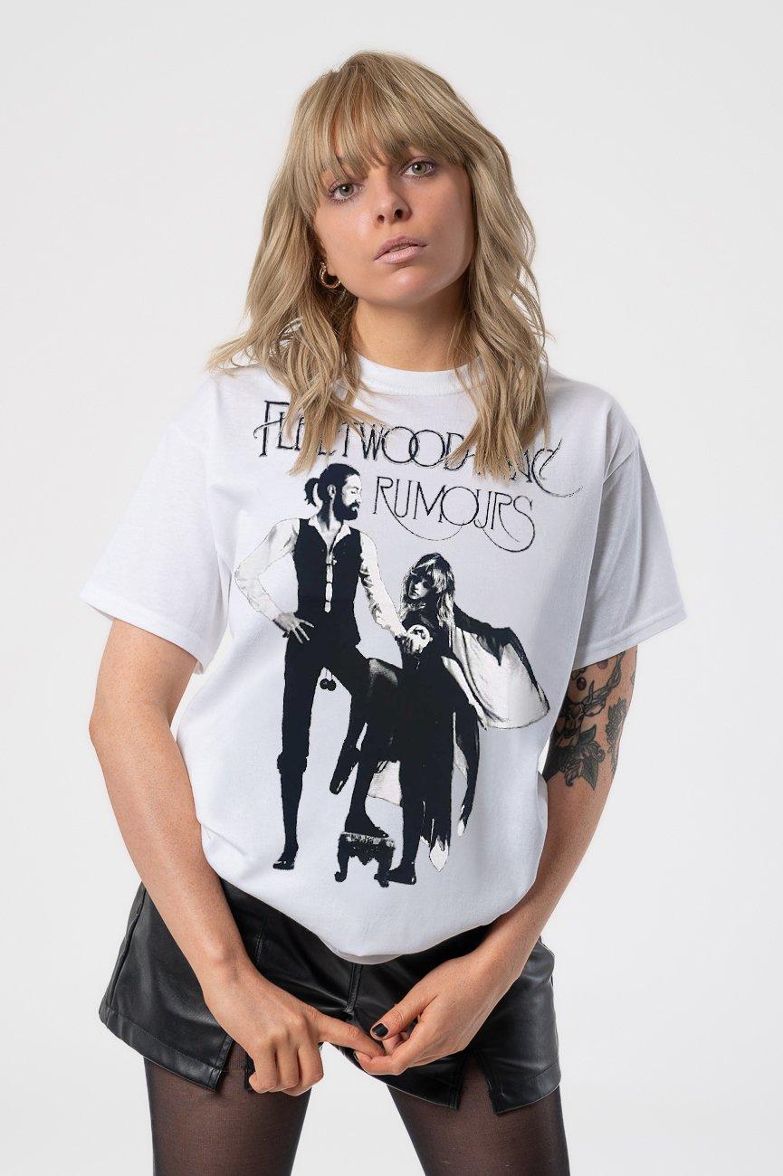 футболка со слухами Fleetwood Mac, белый винтажная футболка слухи fleetwood mac серый