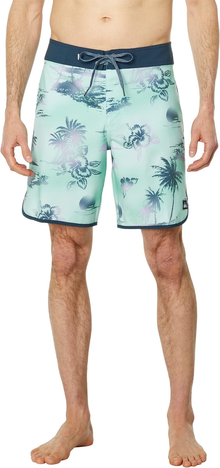 

Шорты для плавания Surfsilk с фестонами 19 дюймов Quiksilver, цвет Beach Glass
