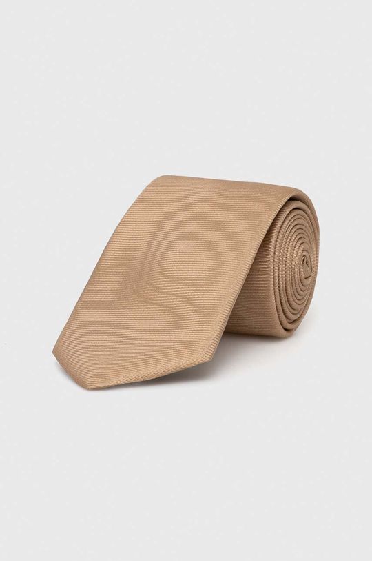 Шелковый галстук Moschino, бежевый