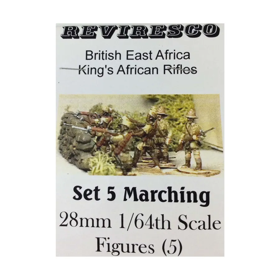 

Маршевый комплект King's African Rifles (28 мм), Colonial Wars Troops (28mm) (Reviresco)