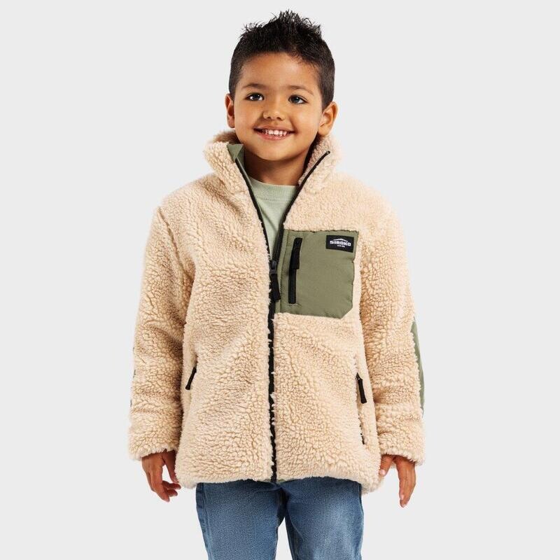 

Куртка Lifestyle из шерпы для мальчиков и девочек Spirit SIROKO Beige
