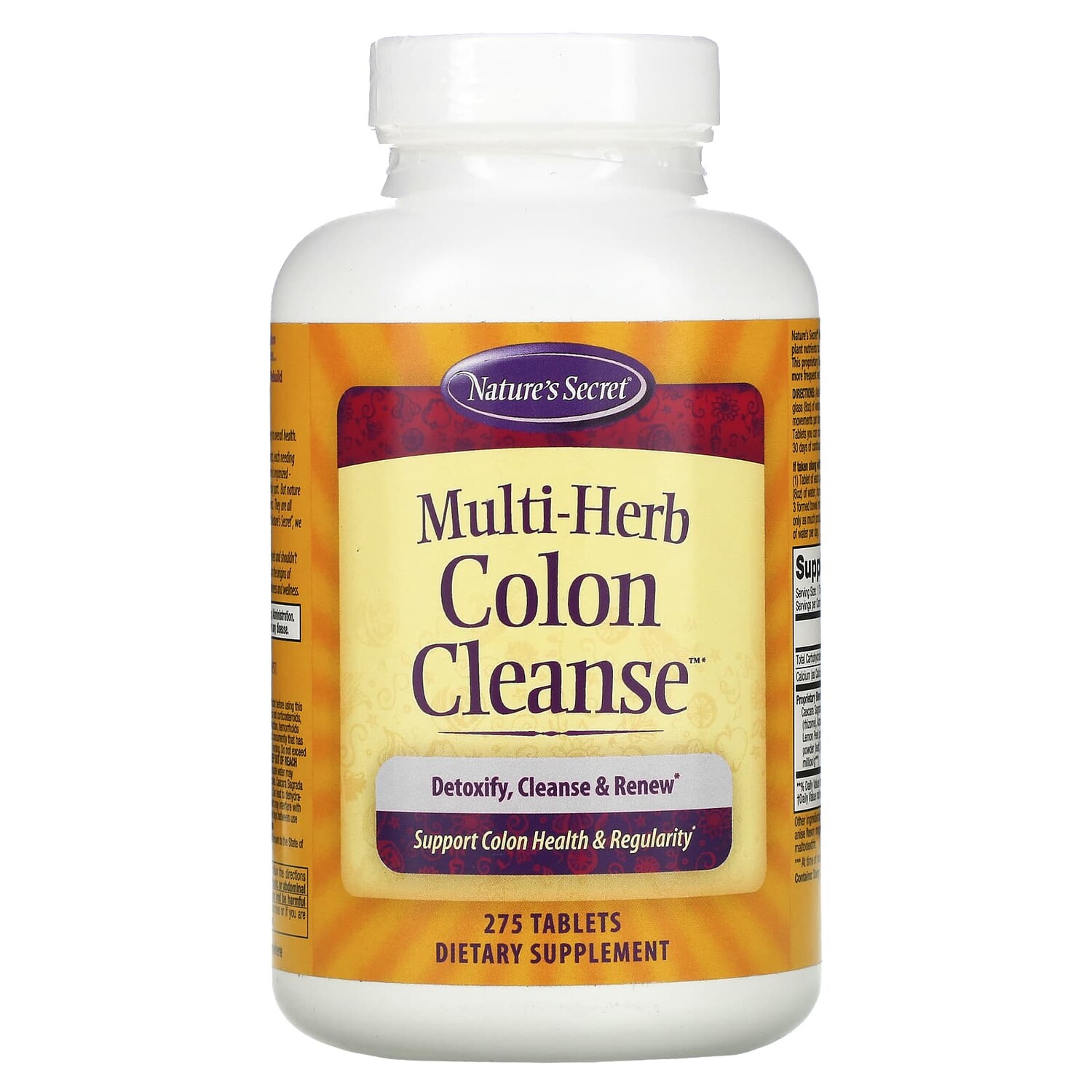 

Multi-Herb Colon Cleanse, 275 таблеток, Nature's Secret