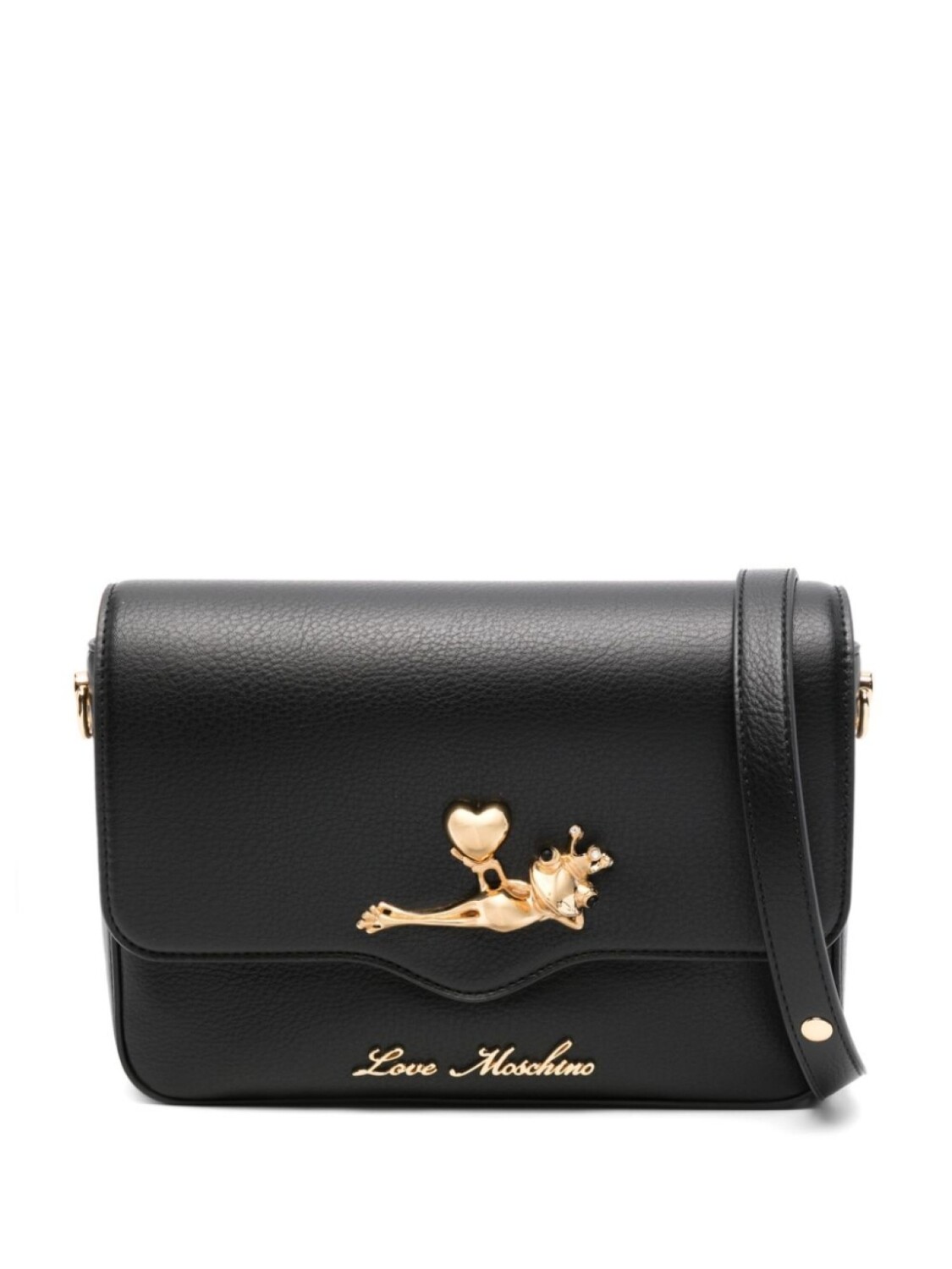 

Love Moschino сумка-тоут среднего размера с логотипом, черный