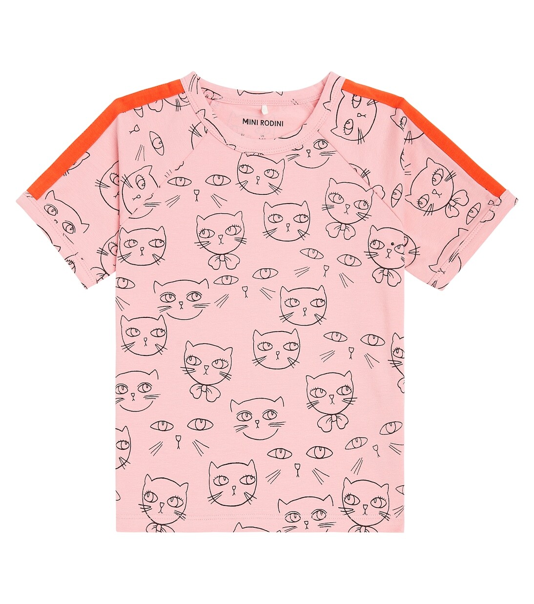 

Футболка из хлопкового джерси Cathlethes Mini Rodini, розовый