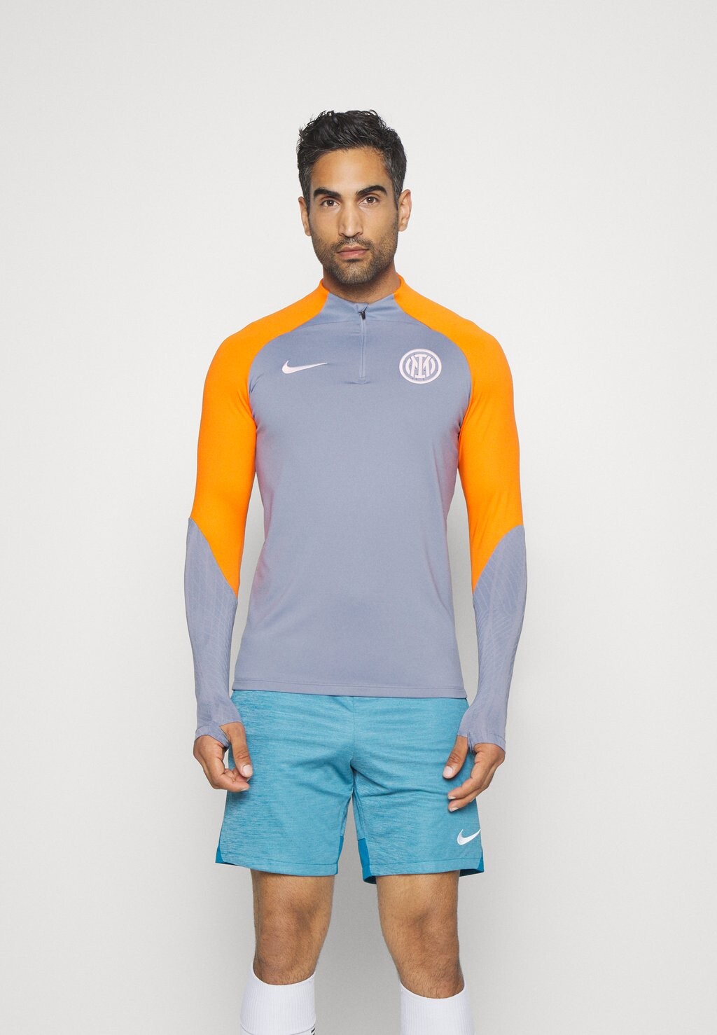 

Team Inter Mailand Strike Drill Nike, цвет ashen slate/safety orange/white