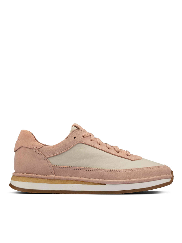 Кроссовки Clarks Craft Run Lace, бежевый кроссовки clarks nalle lace champagne
