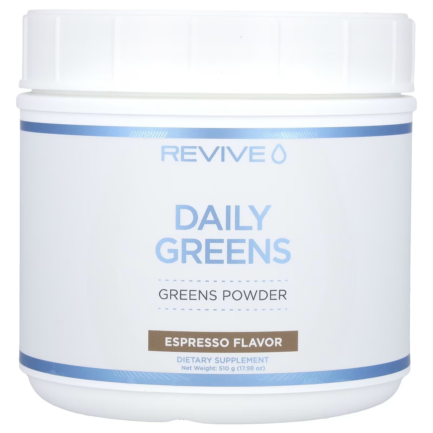 Revive Daily Greens Эспрессо 17,98 унций (510 г) шоколад revive daily greens 17 77 унции 504 г