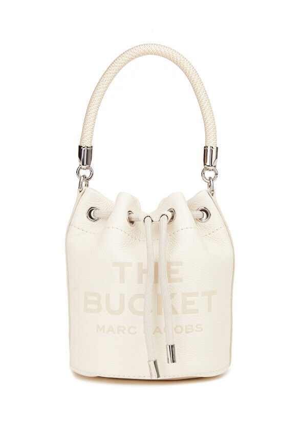 

Белая женская кожаная сумка bucket Marc Jacobs