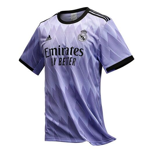Футболка Adidas Real Madrid 22/23 Away Jersey 'Light Purple', фиолетовый 2021 22 carlow gaa away 2 stripe jersey