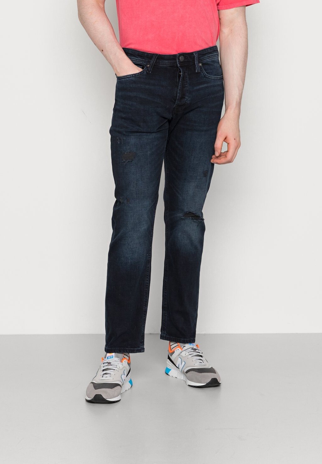 

Джинсы свободного покроя Jack & Jones, синий деним