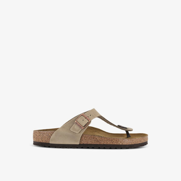 

Сандалии из кожи Gizeh с перекладиной на носке Birkenstock, коричневый
