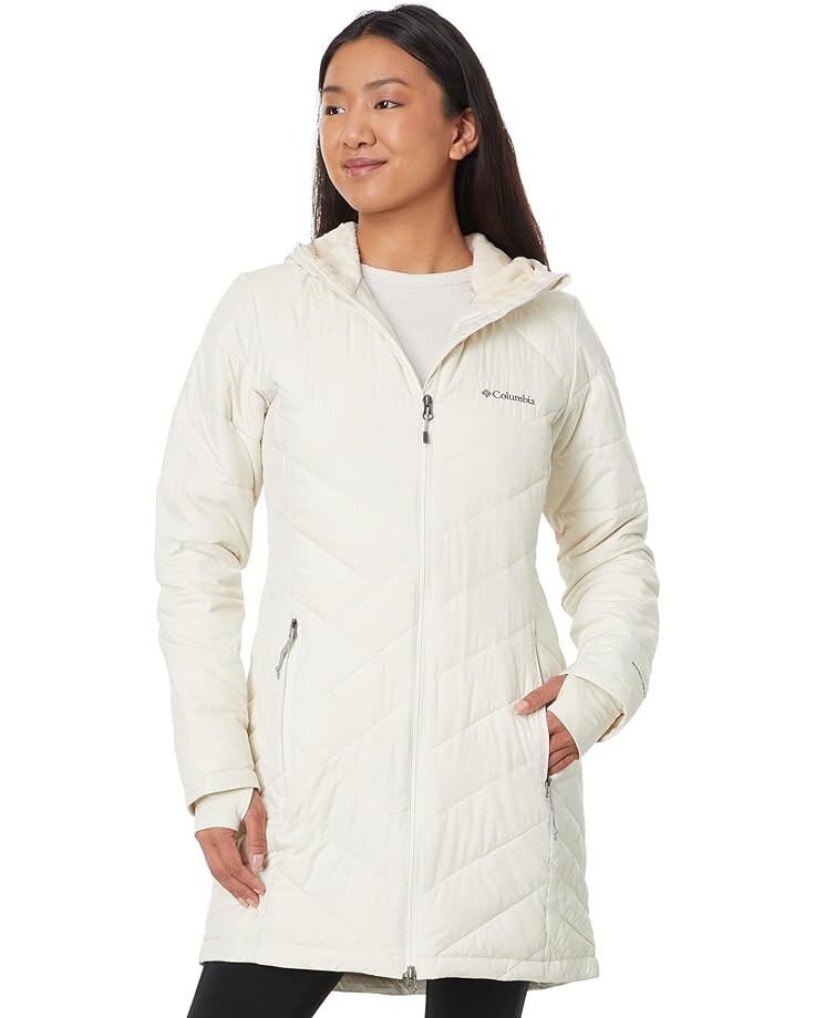 

Куртка Columbia Heavenly Long Hooded, цвет Chalk