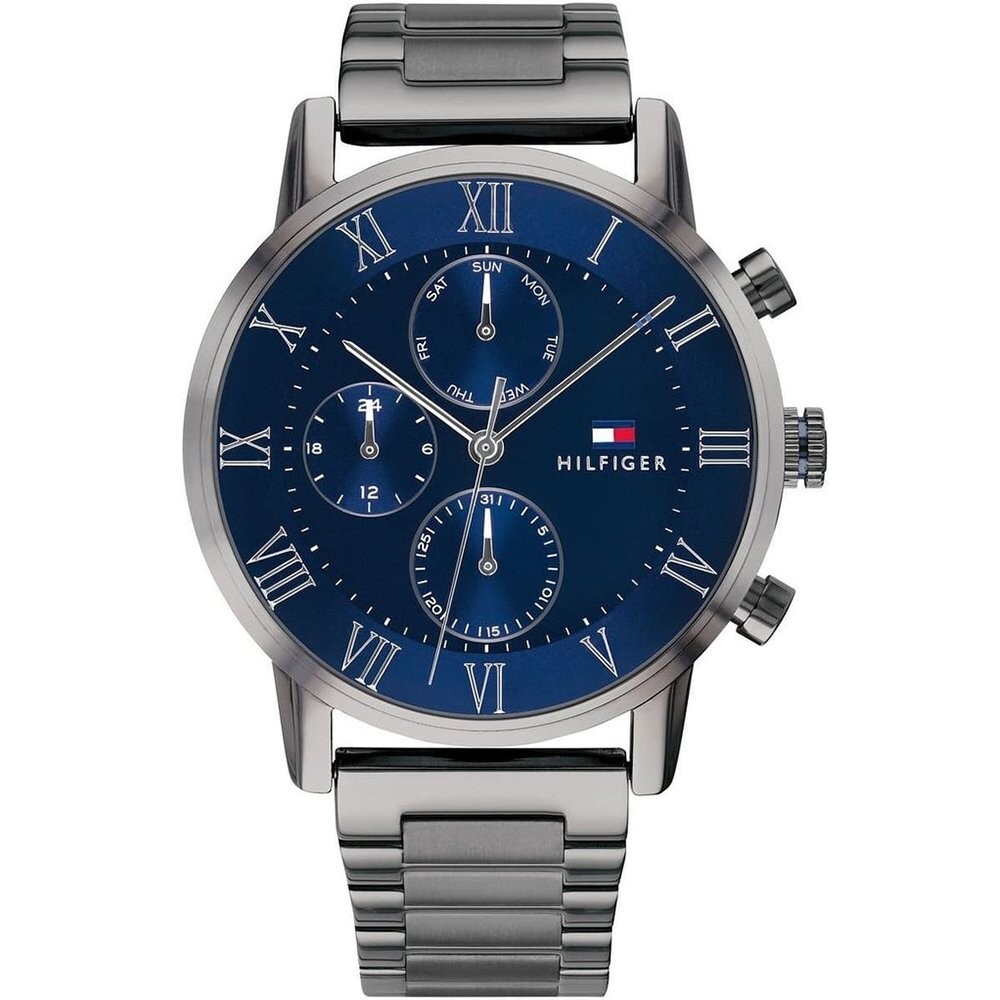 

1791456 часы kane с синим циферблатом Tommy Hilfiger, серый