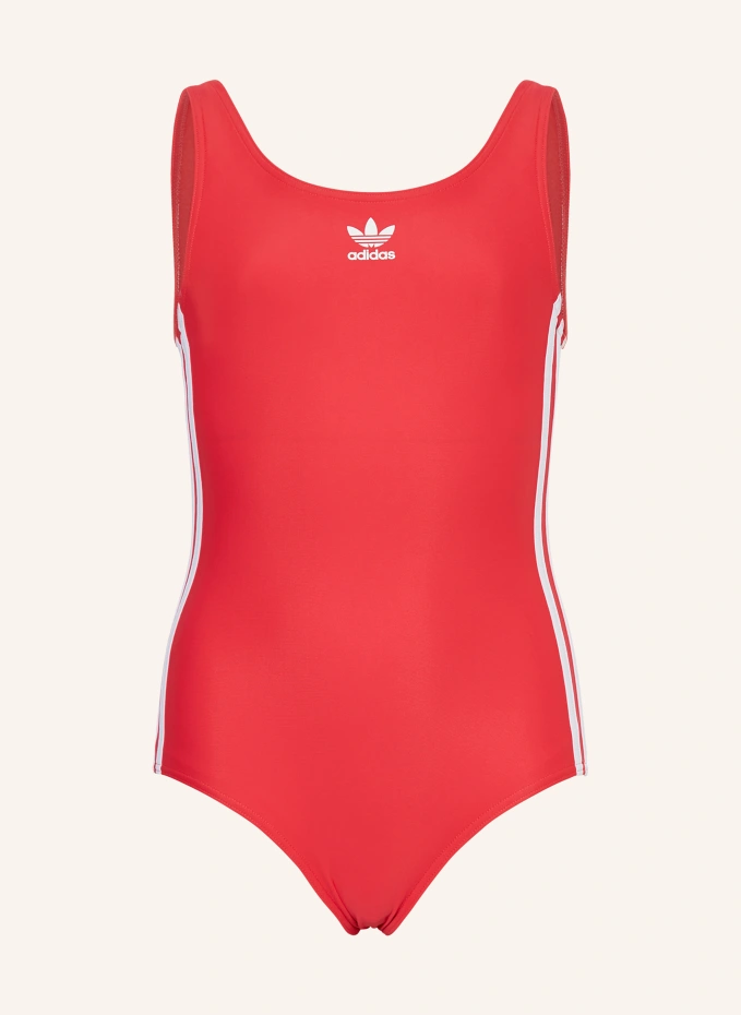 

Оригинальный купальник adicolor 3-полоски Adidas, белый