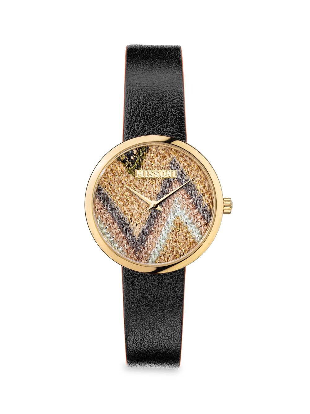 

Золотые часы-браслет с несколькими ремешками 34 мм Missoni, желтый