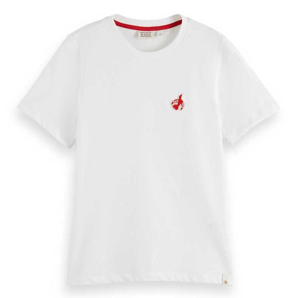 

Футболка Scotch & Soda The Free Spirit Peace Bird Regular Fit, белый