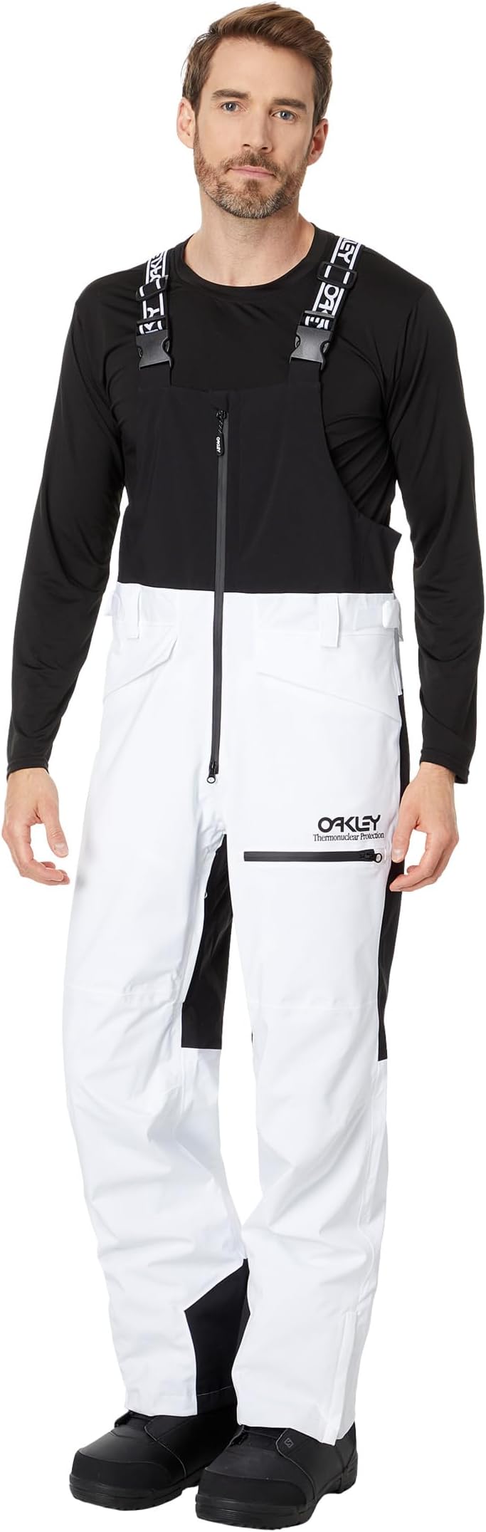 Брюки TNP Shell Bib Oakley, белый брюки oakley tnp shell коричневый