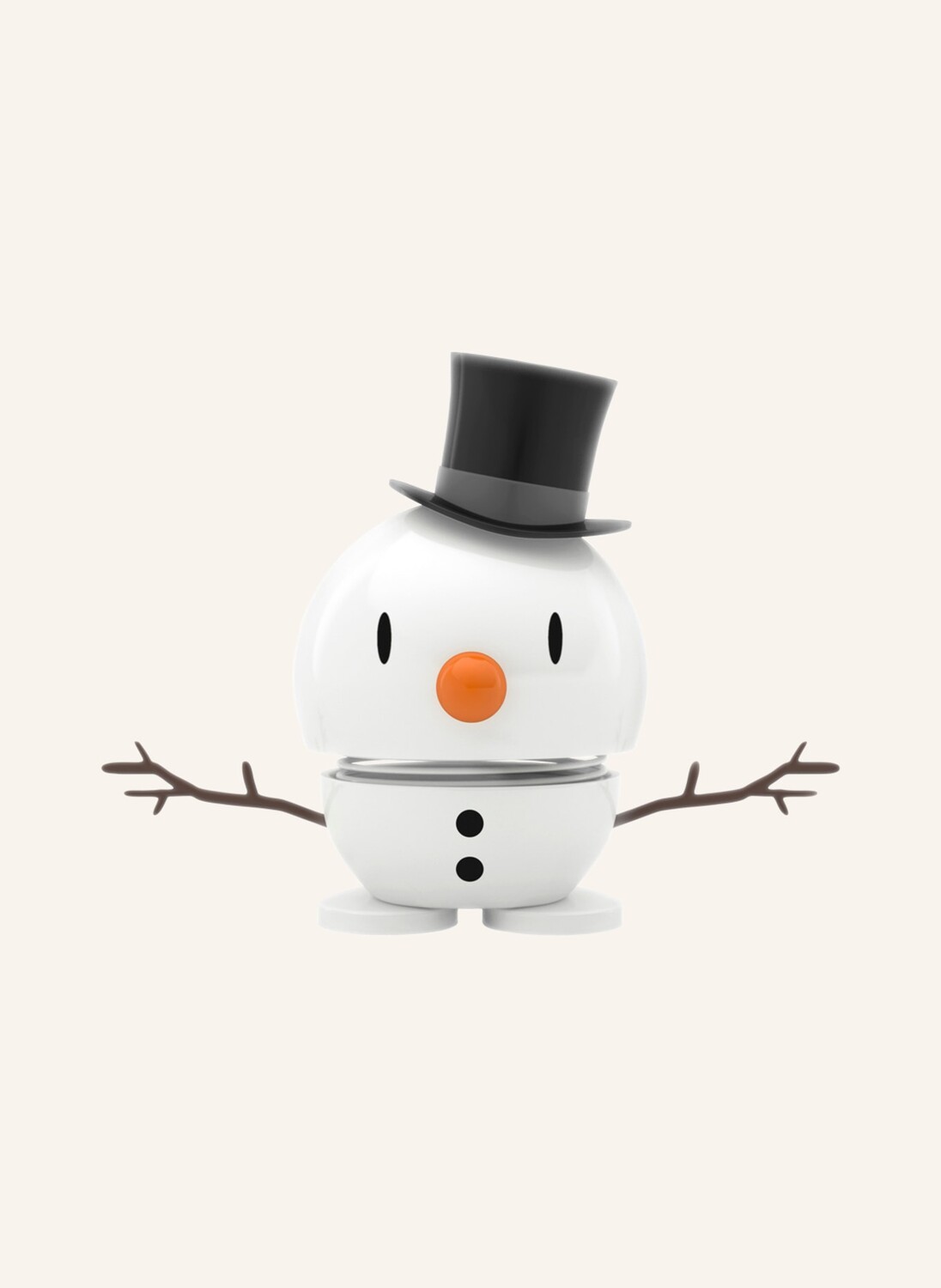 

Декоративная фигурка Hoptimist SNOWMAN SMALL, высота 8 см, белый