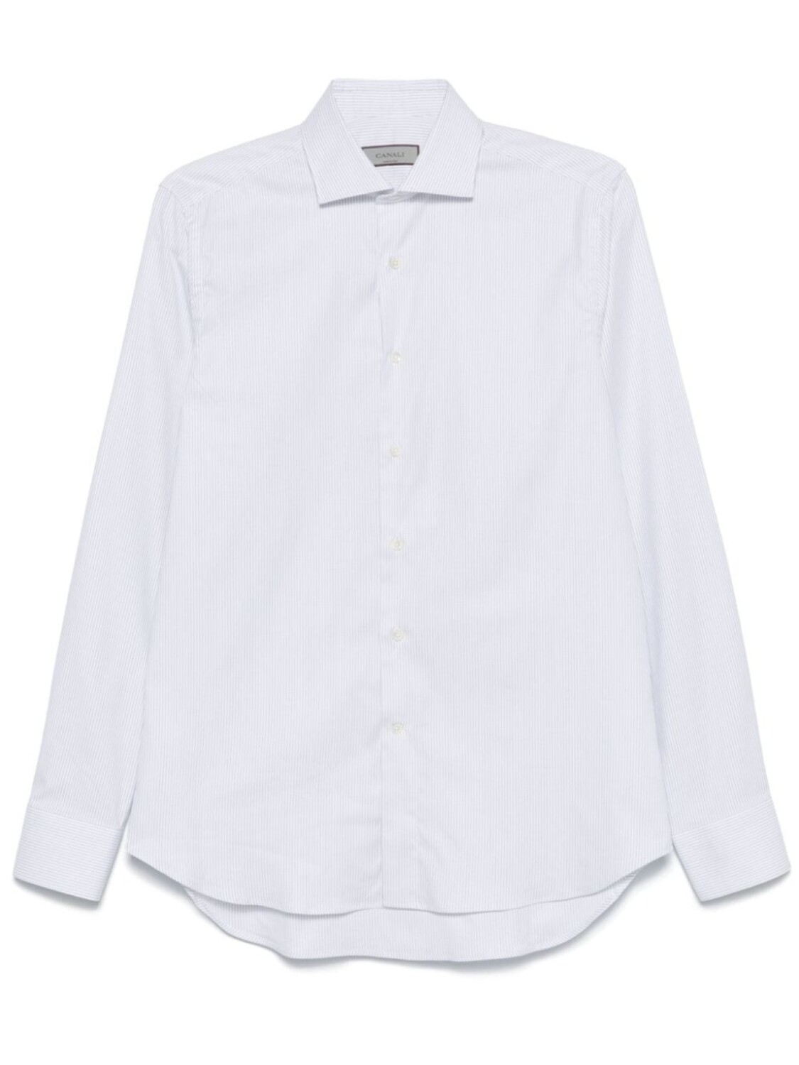 

Canali рубашка в тонкую полоску, белый