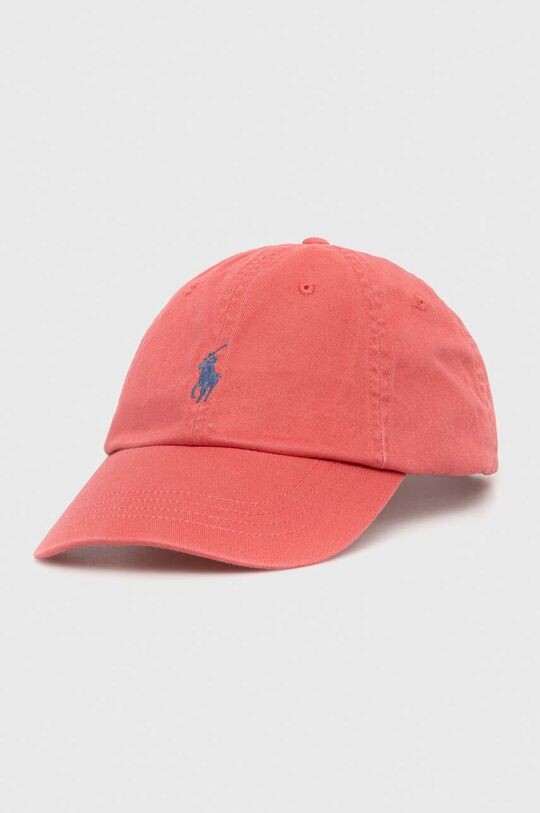 

Хлопковая бейсболка Polo Ralph Lauren, красный