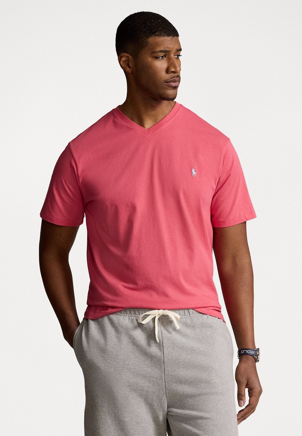 

Базовая футболка Polo Ralph Lauren Big & Tall, светло-красный