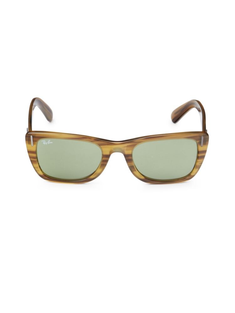 

Прямоугольные солнцезащитные очки 52MM Ray-Ban, желтый