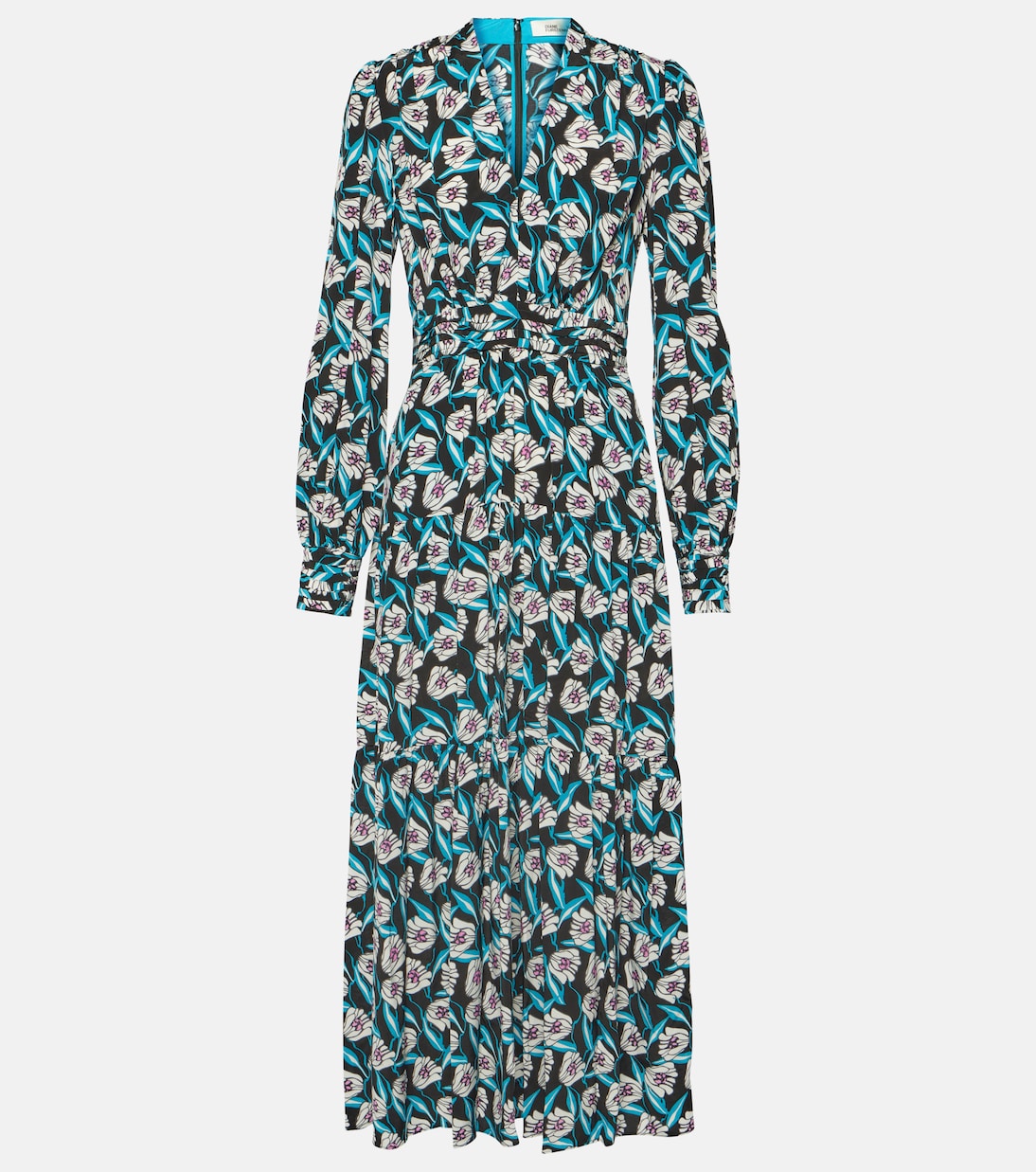 Платье-рубашка gil Diane Von Furstenberg, белый платье diane von furstenberg синий