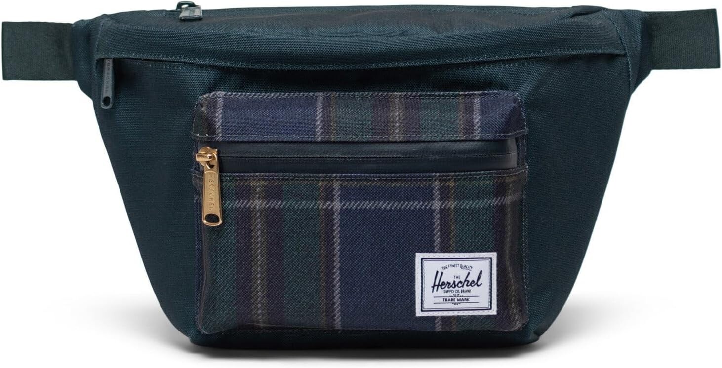 

Поясная сумка Pop Quiz Herschel Supply Co., цвет Darkest Spruce Winter Plaid