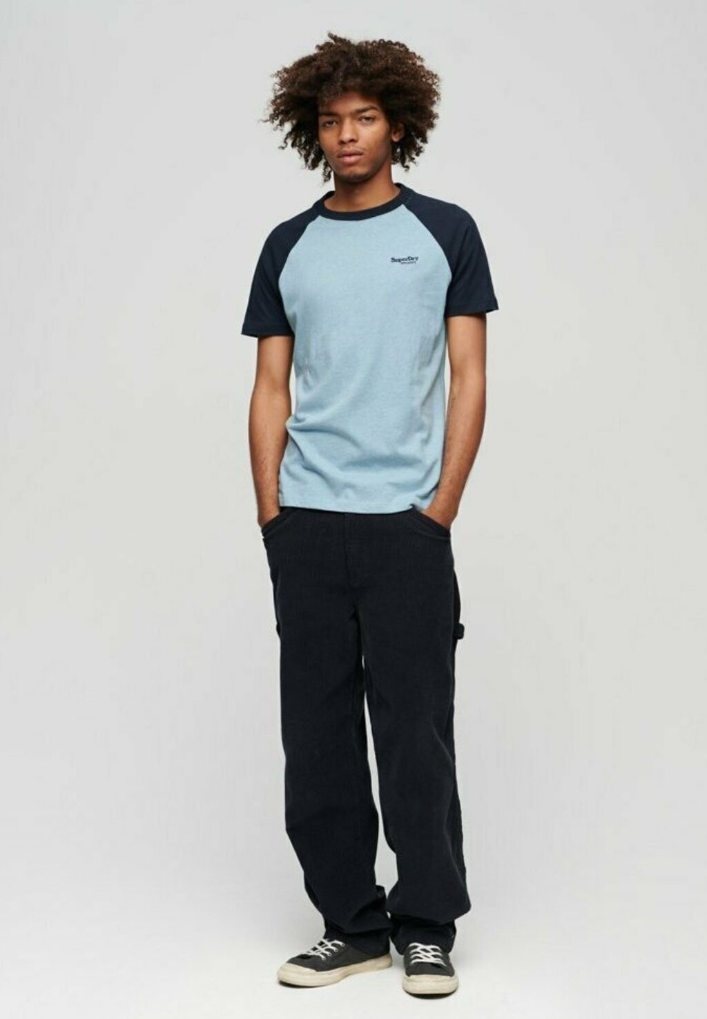 

Футболка с принтом ESSENTIAL BASEBALL Superdry, синий