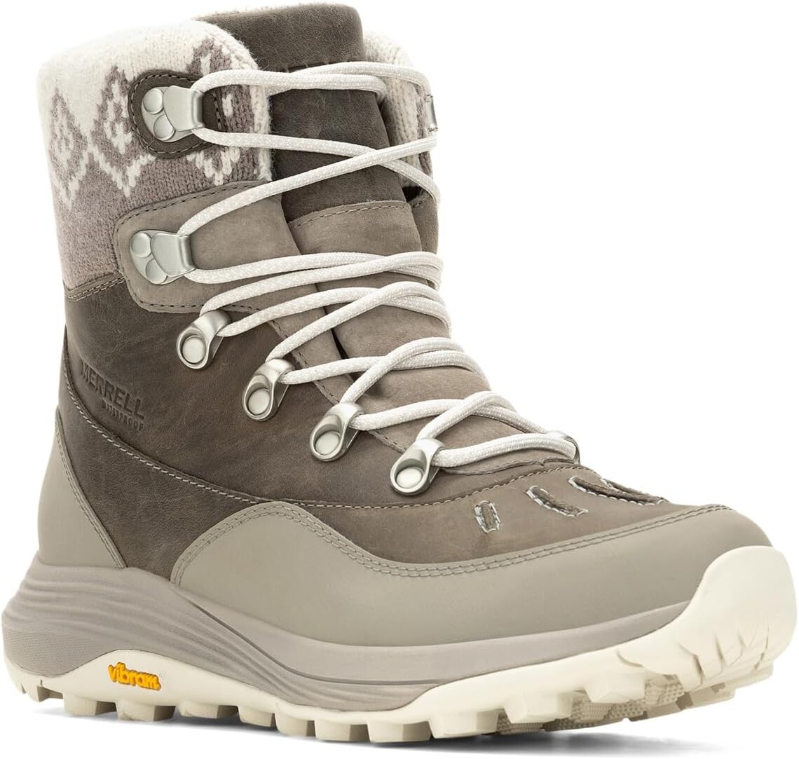 

Зимние ботинки Siren 4 Thermo Mid Zip Waterproof Merrell, цвет Moon