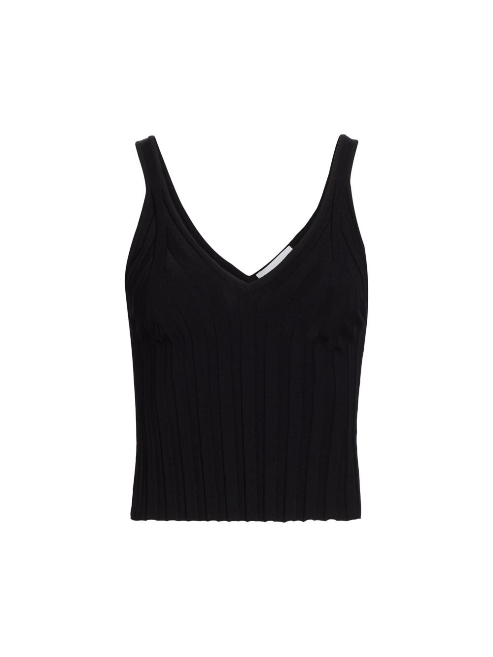 

Укороченная майка Angela в рубчик Helmut Lang, черный
