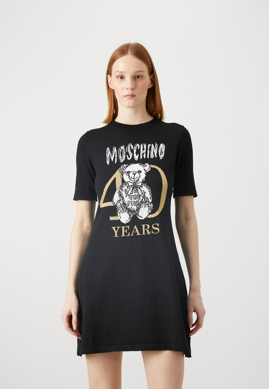 

Трикотажное платье DRESS MOSCHINO, цвет fantasy black